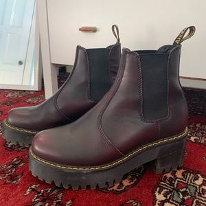 Rometty Dr Martens - BURGUNDY Size 7